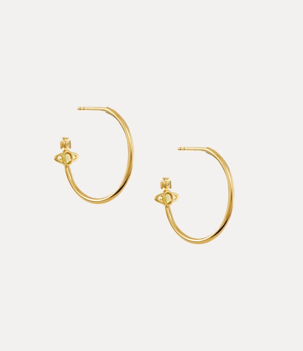 vivienne westwood Heather Hoop Earrings