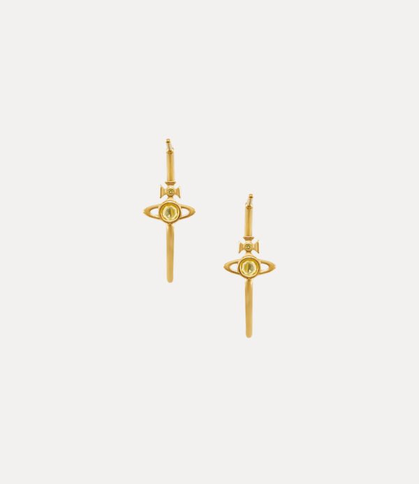 vivienne westwood Heather Hoop Earrings - 图片 2